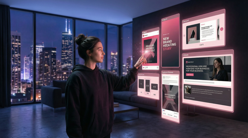 CONTENTMONSTER® Post-Studio - Professionelle Social-Media-Grafiken erstellen